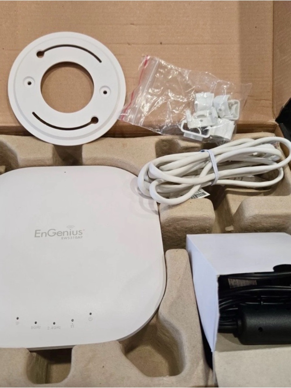 White EW Series Wireless Access Point - Dual-Band Networking